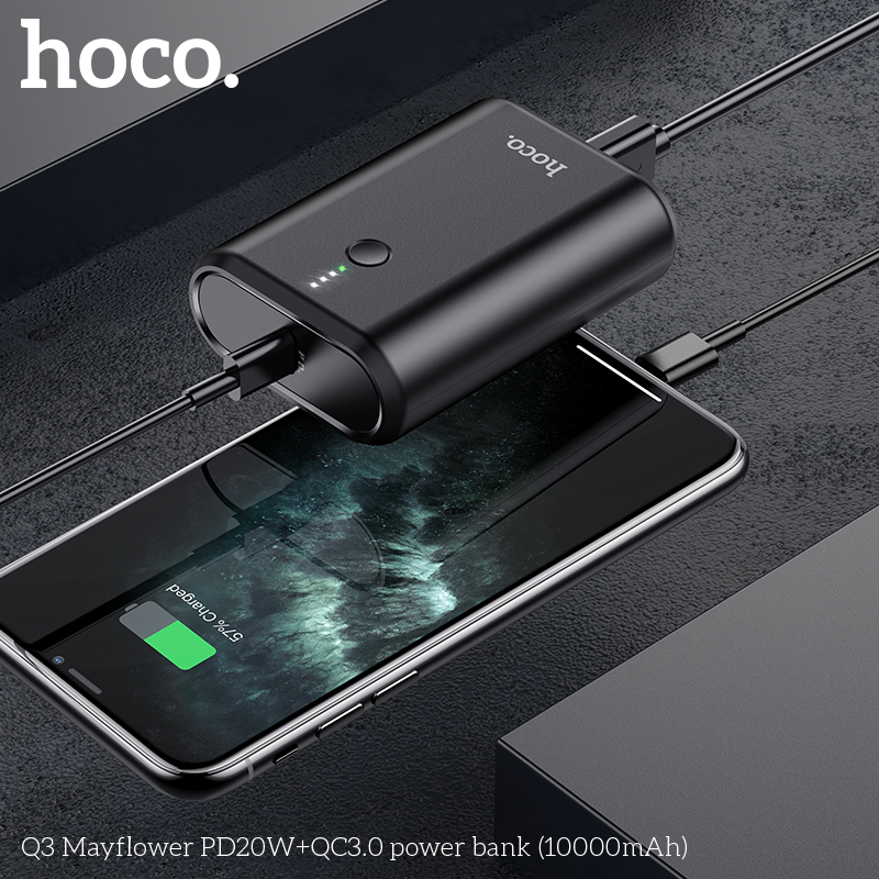 q3 hoco mayflower pd20wqc3 0 power bank 10000mah hocoborofone.vn