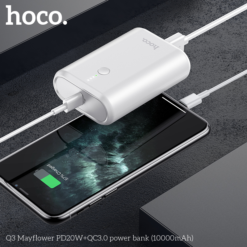 q3 hoco mayflower pd20wqc3 0 power bank 10000mah hocoborofone.vn