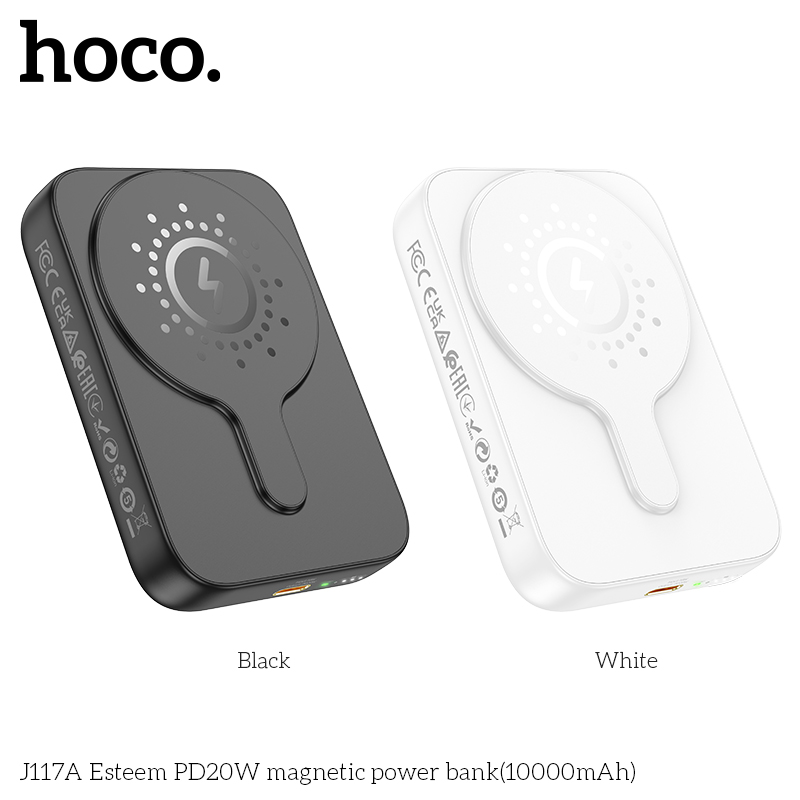 Sạc Dự Phòng Không Dây Hoco J117A PD20W 10000mAh