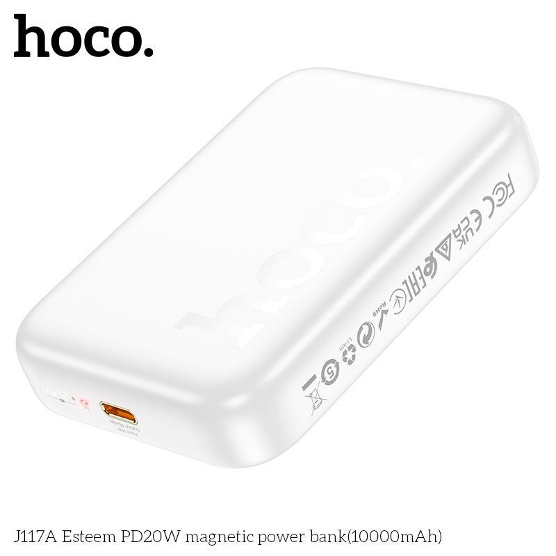 Sạc Dự Phòng Không Dây Hoco J117A PD20W 10000mAh