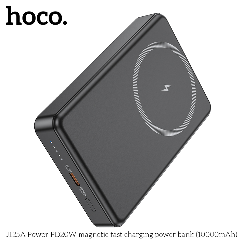 Sạc Dự Phòng Không Dây Hoco J125A PD20W 10000mAh