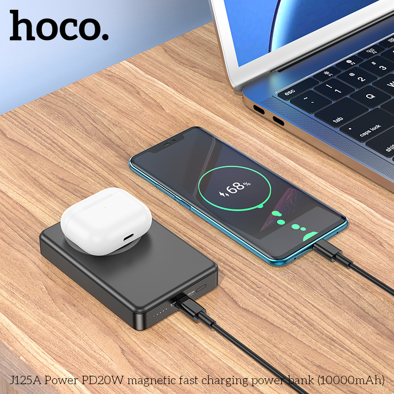 Sạc Dự Phòng Không Dây Hoco J125A PD20W 10000mAh
