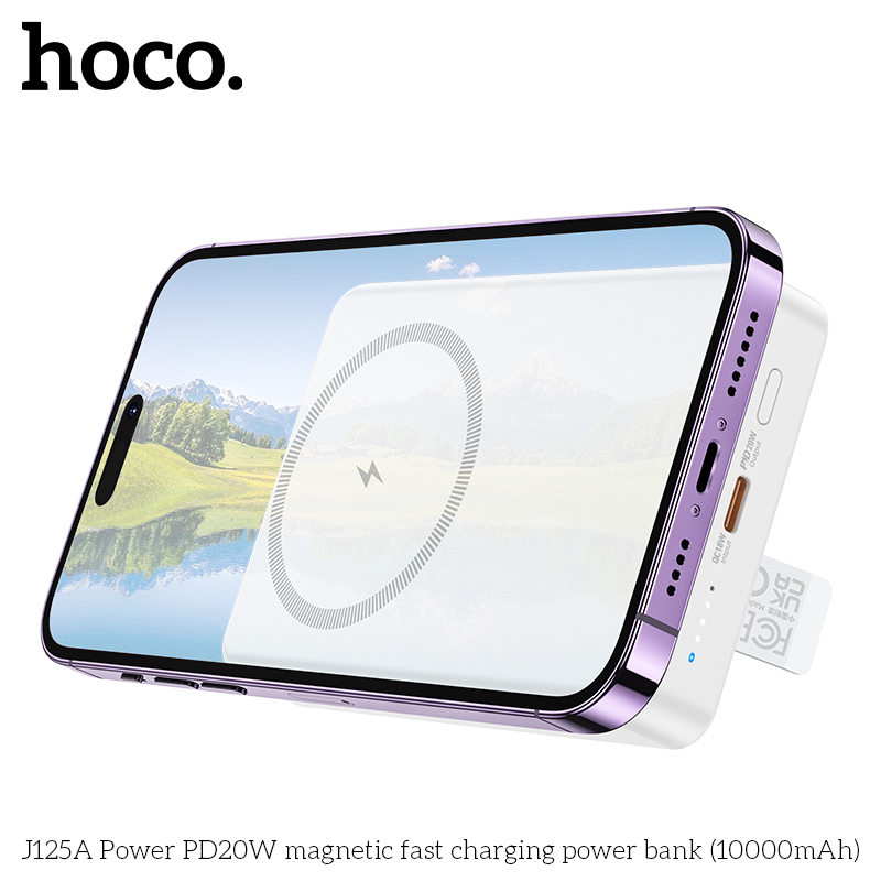 Sạc Dự Phòng Không Dây Hoco J125A PD20W 10000mAh
