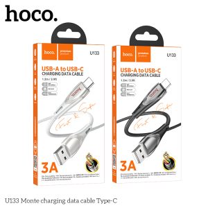 Cáp Sạc Dây Dù Hoco U133 Type-C 3A