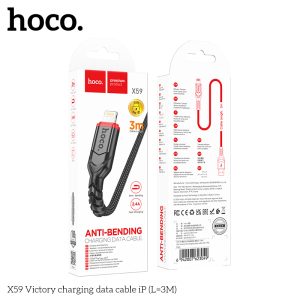 Cáp Sạc Nhanh Hoco X59 Lightning 3M