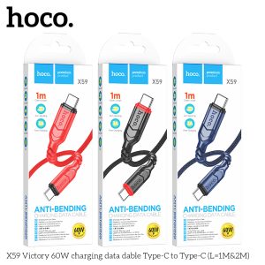 Cáp Sạc Nhanh Hoco X59 Type-C to Type-C 1M